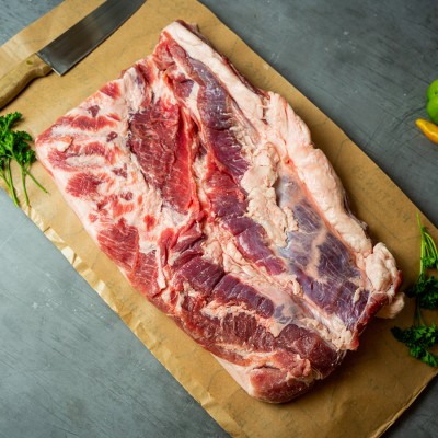 Свинина ребрышки мясные 900 г - купить в Кырте